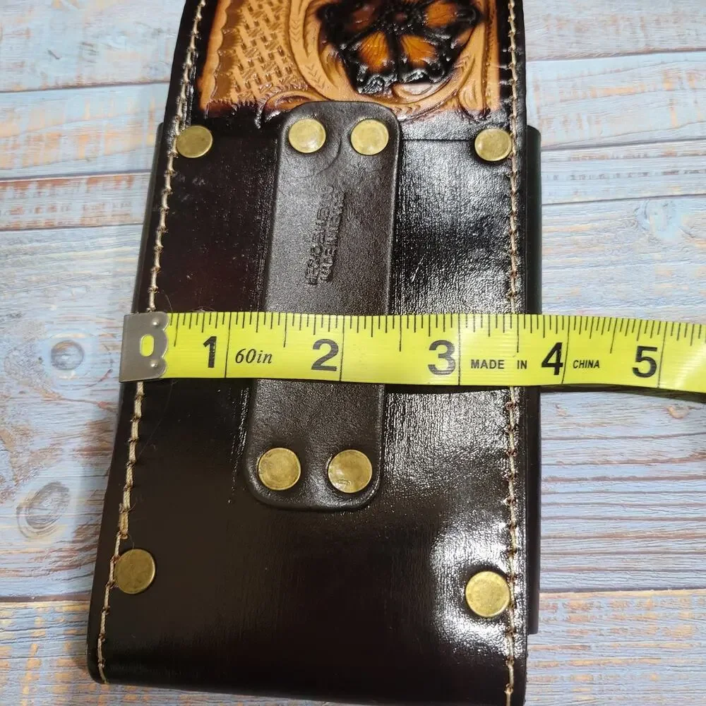 Horse Western Leather Phone Holstor LARGE 7x3.75 